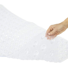 Vive 38" x 15" Bath Mat with Suction Cups