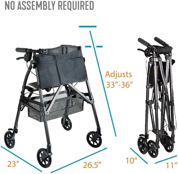 EZ Fold-N-Go Rollator