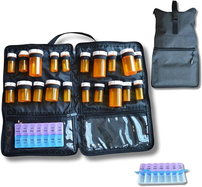 RazBag Pill Bottle Organizer Bag