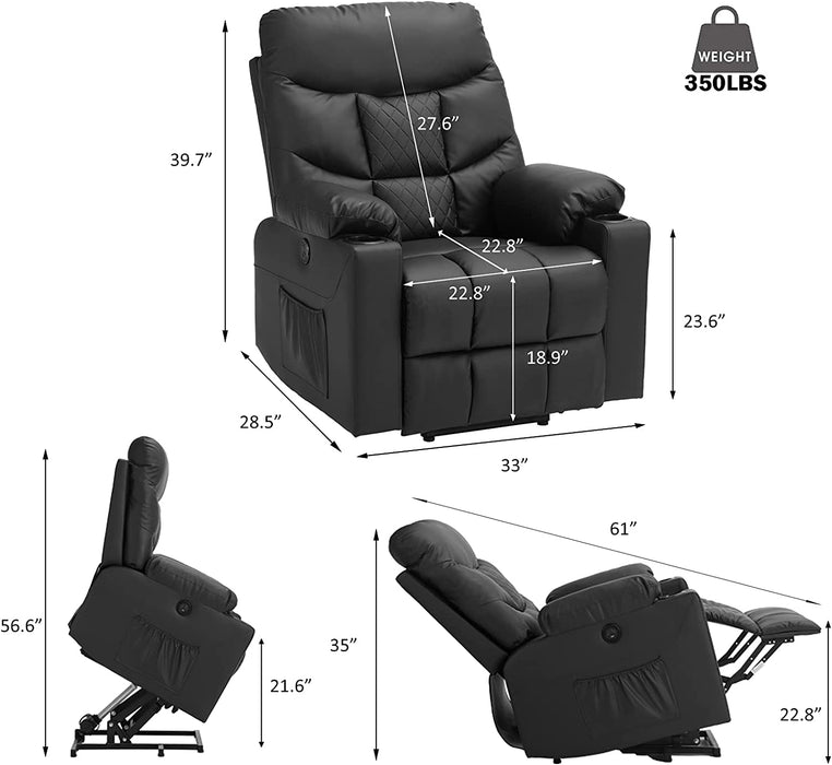 350 lbs limit - Power Reclining Lift Chair