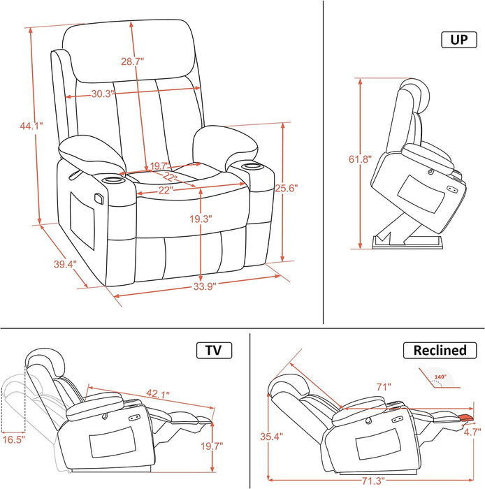 Reclining Lift Chair - Mcombo - Wasatch Medical Supply