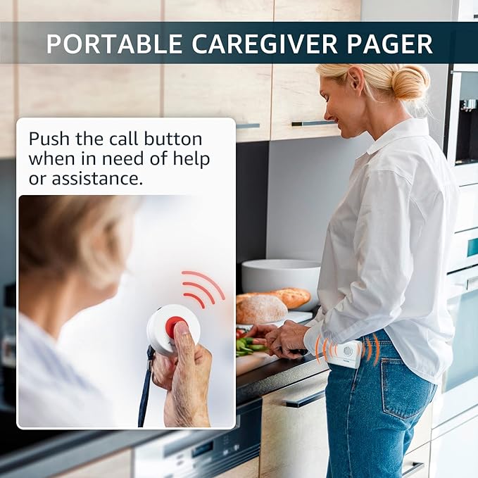 Caregiver Pager Wireless Call Buttons