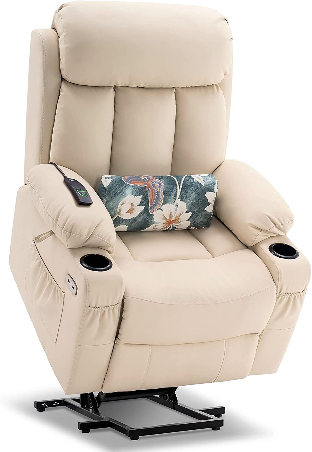 CREAM-WHITE Reclining Lift Chair - Mcombo - Wasatch Medical Supply