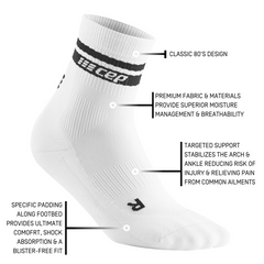 CEP 80's Mid Cut Compression Socks, Men