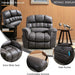 Details Display - Canmov Wide Reclining Silent Power Lift Chair with Massage & Heat USB (350 lbs. Limit)