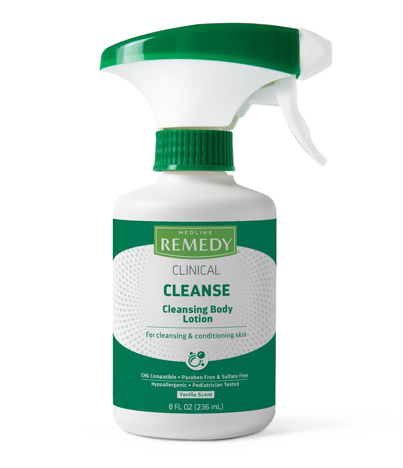 Medline Remedy Cleansing Body Lotion, 8 OZ