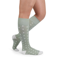 Rejuva Heart 15-20 mmHg Knee High Compression Socks