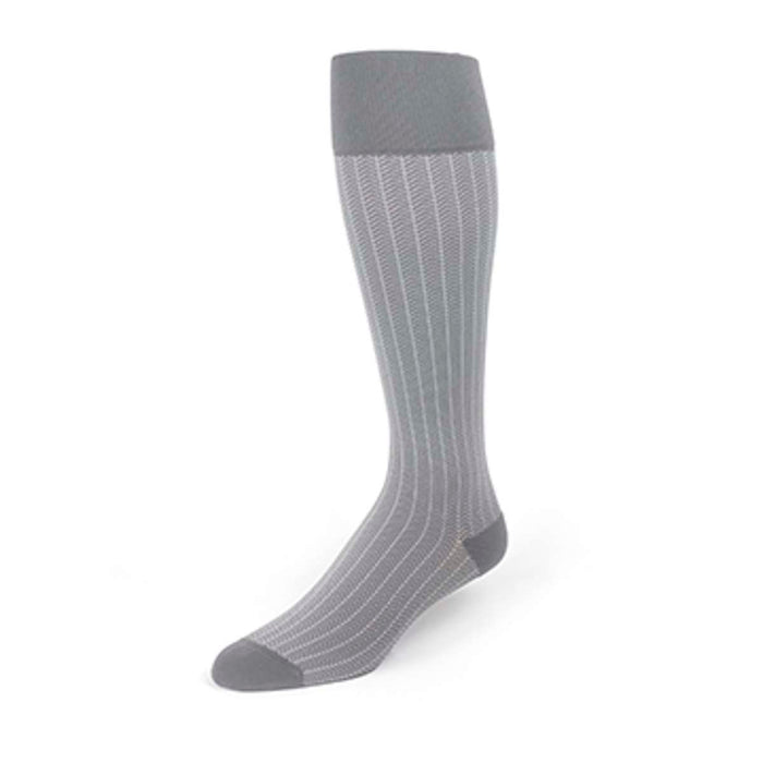 Herringbone Compressoin Socks 15-20 Charcoal Size S