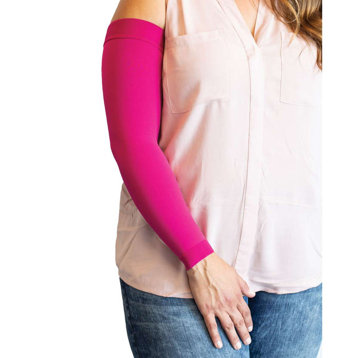 mediven comfort 30-40 mmHg Compression Arm Sleeve w/Micro Dot Silicone Topband