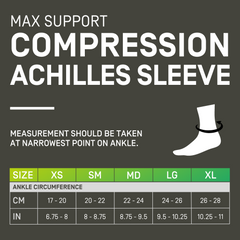 CEP Max Support Achilles Sleeve, Unisex