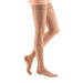 mediven sheer & soft 20-30 mmHg Thigh High w/Lace Silicone Topband Closed Toe Compression Stockings, Natural, I-Standard