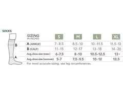 Rejuva Argyle 15-20 mmHg Knee High Compression Socks