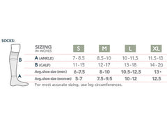 Rejuva Herringbone 15-20 mmHg Knee High Compression Socks