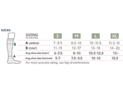Rejuva Herringbone 20-30 mmHg Knee High Compression Socks