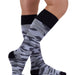 Rejuva Camo 15-20 mmHg Compression Socks Black/Grey Size S