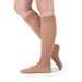 medi assure 20-30 mmHg Calf High Closed Toe Compression Stockings, Beige, Large (Extra Wide)-Petite