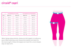 circaid Compression Capri Shorts, Beige, A