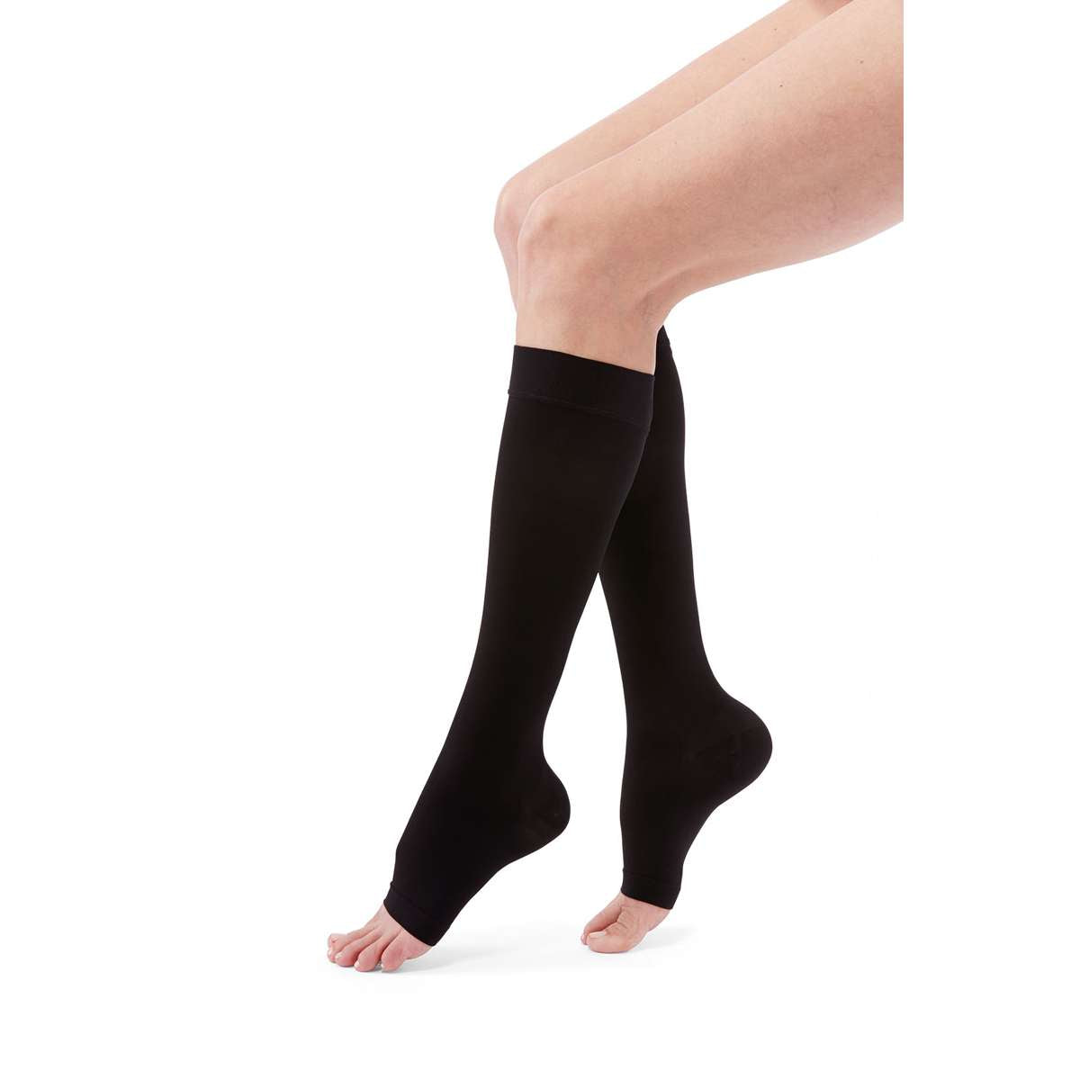 duomed advantage 20-30 mmHg Calf High Open Toe Compression Stockings