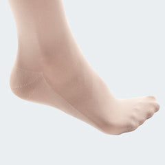 mediven comfort 20-30 mmHg Calf High Closed Toe Compression Stockings, Natural, I-Standard