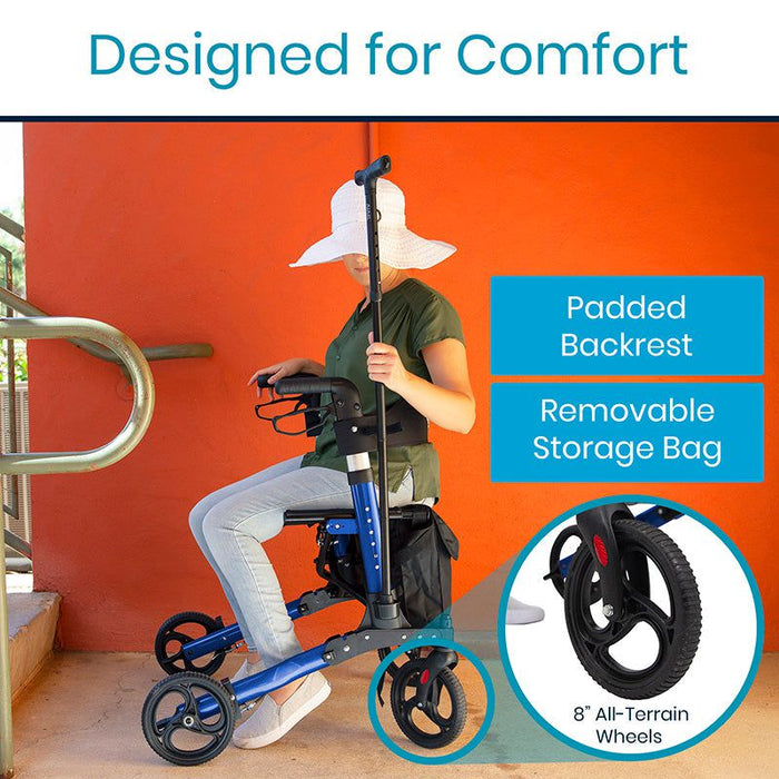 Foldable Rollator Series T for 5’ 11” to 6’ 5” tall.