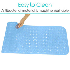 Vive 38" x 15" Bath Mat with Suction Cups