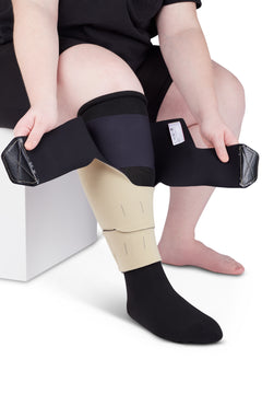 circaid juxtalite HD Lower Leg Compression Wrap, Small, Long