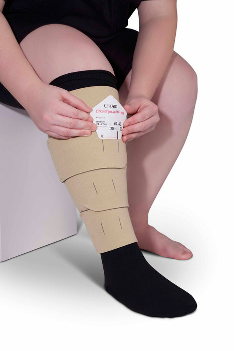 circaid juxtalite HD Lower Leg Compression Wrap, Small, Long