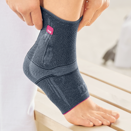 medi Levamed Ankle Support, Silver, I (1)