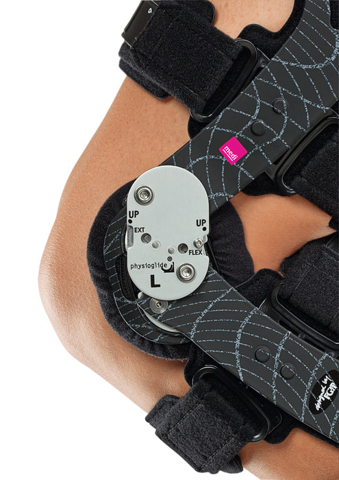 medi M.4s Comfort Compact Knee Brace, Left, Physioglide Hinge, XS