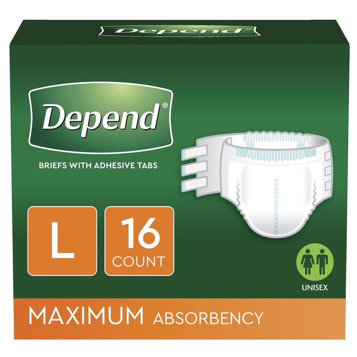 Depend® Maximum Incontinence Brief, Large