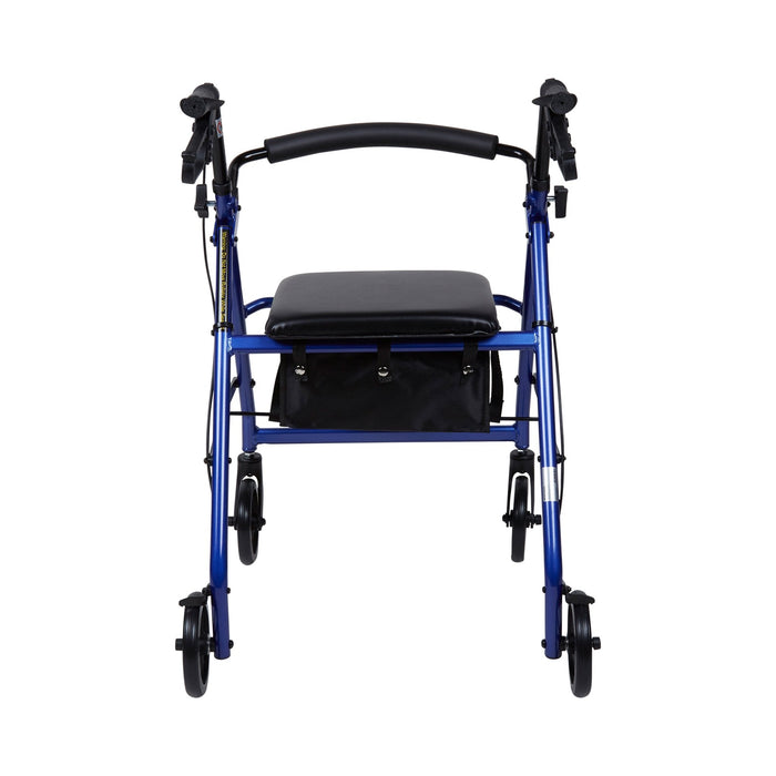 McKesson 4-wheel Folding Rollator with Steel Frame