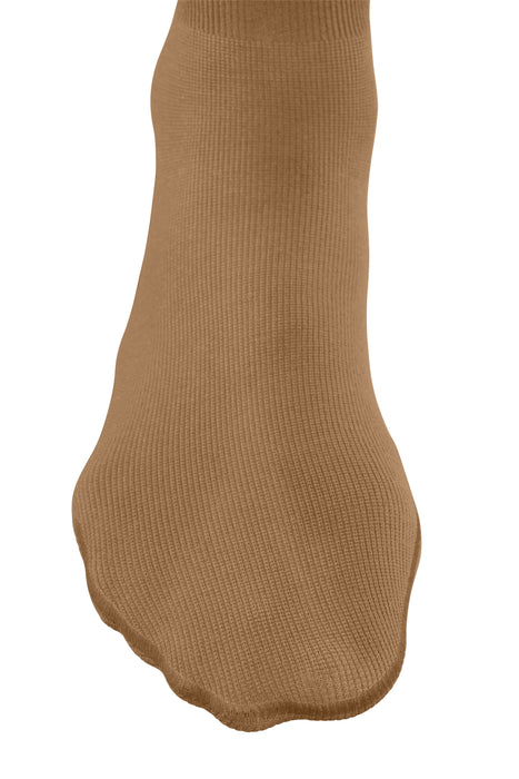 mediven angio 20-30 mmHg PAD Diabetic Calf High Closed Toe Compression Stockings, Caramel, I-Standard