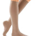 mediven comfort 20-30 mmHg Calf High Closed Toe Compression Stockings, Natural, III (Extra Wide)-Standard