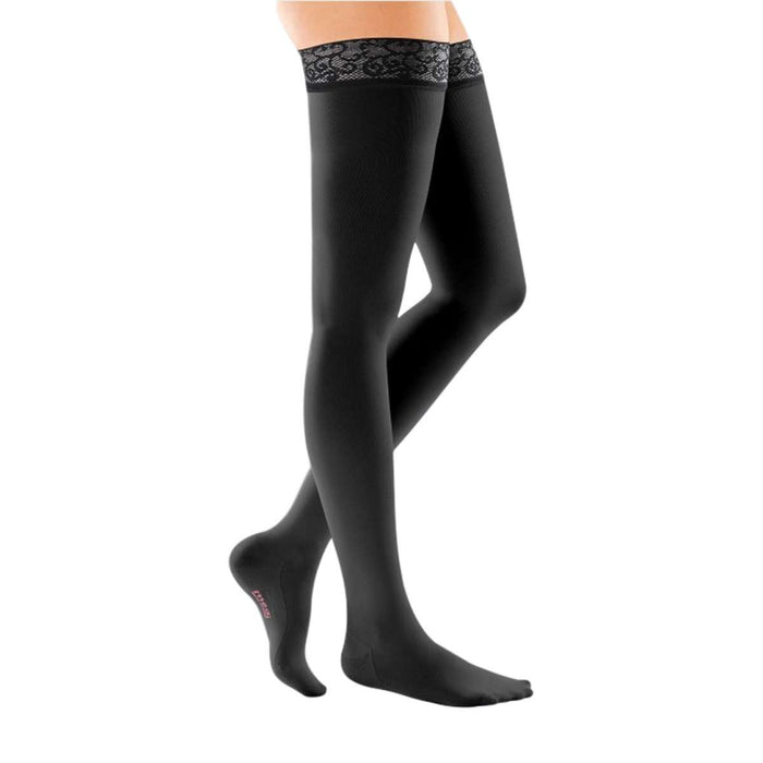 mediven comfort 30-40 mmHg Thigh High w/Lace Topband Closed Toe Compression Stockings