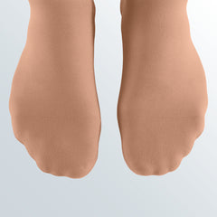 mediven plus 20-30 mmHg Calf High w/Silicone Topband Closed Toe Compression Stockings, Beige, III-Standard