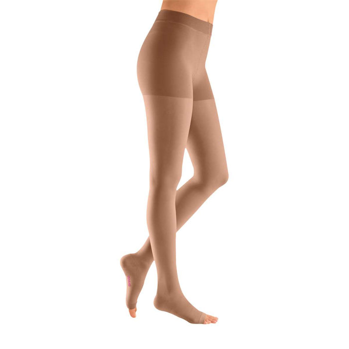 mediven plus 30-40 mmHg Panty Open Toe Compression Stockings, Beige, I-Standard