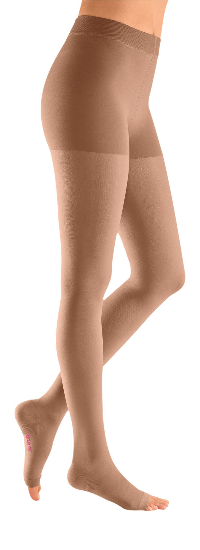mediven plus 20-30 mmHg Panty Open Toe Compression Stockings, Beige, I-Standard