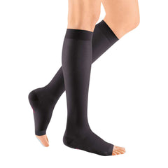 mediven sheer & soft 15-20 mmHg Calf High Open Toe Compression Stockings