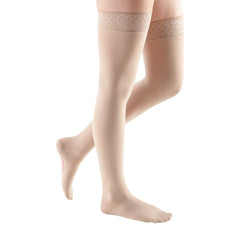 mediven comfort 30-40 mmHg Thigh High w/Lace Topband Closed Toe Compression Stockings