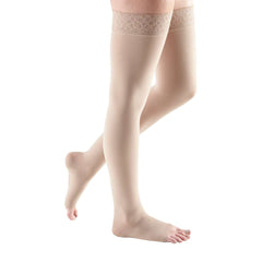 mediven comfort 20-30 mmHg Thigh w/Lace Topband Open Toe Compression Stockings