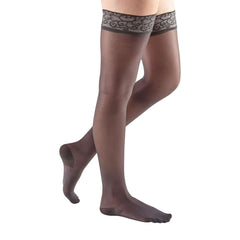 mediven sheer & soft 15-20 mmHg Thigh High w/Lace Silicone Topband Closed Toe Compression Stockings