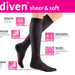 mediven sheer & soft 30-40 mmHg Calf High Closed Toe Compression Stockings, Natural, I-Standard