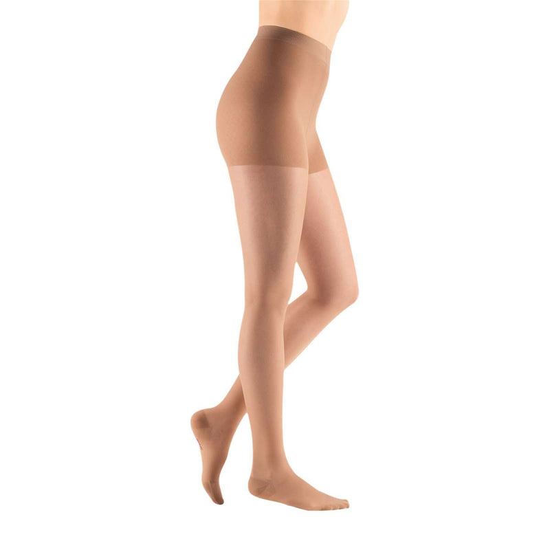 mediven sheer & soft 20-30 mmHg Panty Closed Toe Compression Stockings, Natural, I-Standard