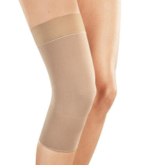 medi protect Seamless Knit Knee Support w/Silicone Topband, Beige, XS