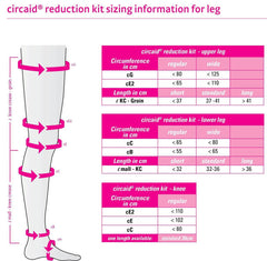 circaid Reduction Kit Knee Lymphedema Compression Wrap (Single), Regular