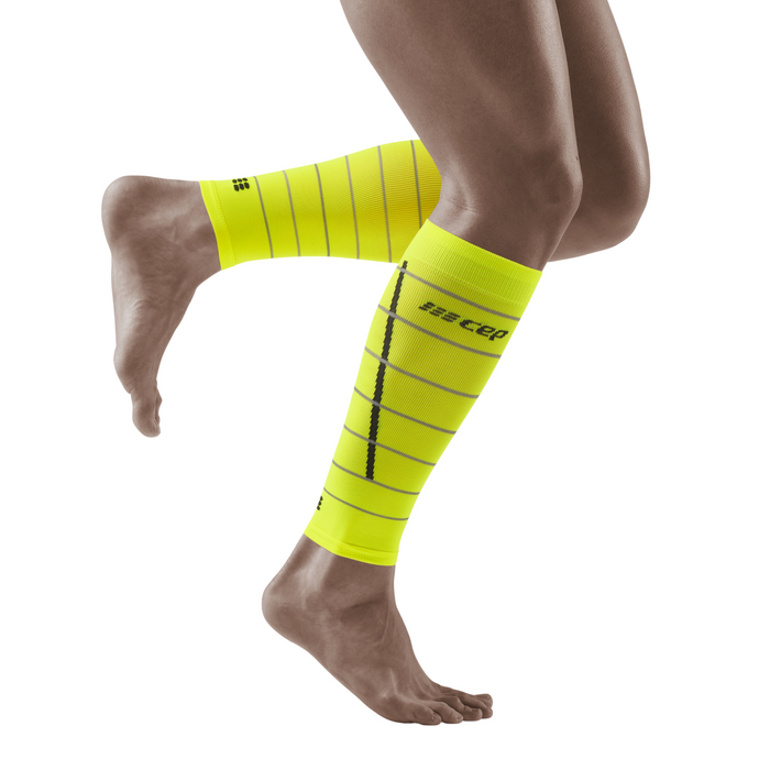 CEP Reflective Compression Calf Sleeves, Men