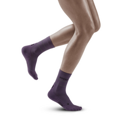 CEP Reflective Mid Cut Compression Socks, Women