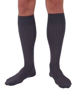 Rejuva Spot 15-20 mmHg Compression Socks Gray/Blush Size S