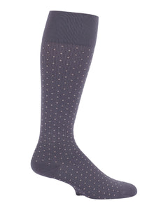Rejuva Spot 15-20 mmHg Compression Socks Gray/Blush Size S