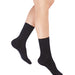 Rejuva Freedom 15-20 mmHg Crew Compression Socks, Black, Small